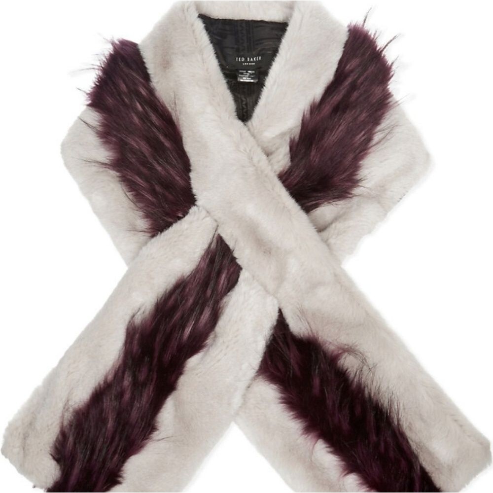 🍒NWT🍒 TED BAKER FAUX FUR SCARF